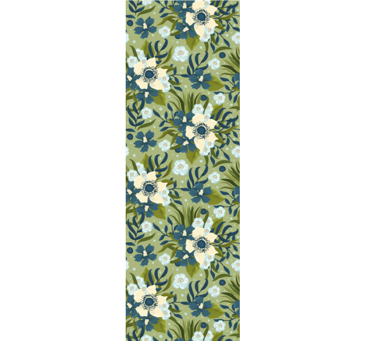 Papier peint floral sérénité florale - TenStickers