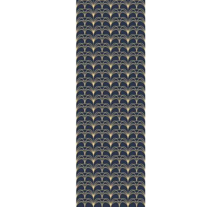 Papier peint formes géometriques arcs art déco - TenStickers