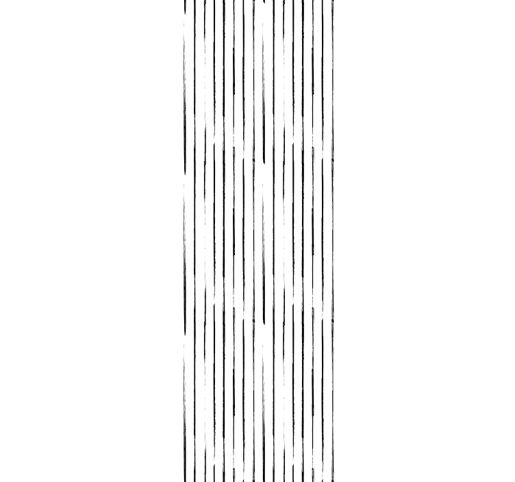 Papier peint ligne verticale Nordique noir et blanc - TenStickers