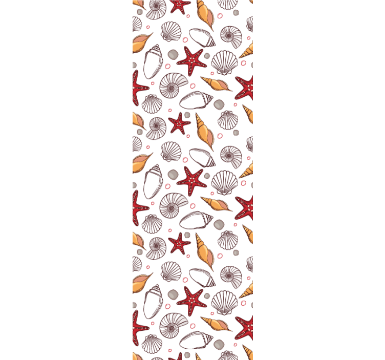 Papier peint modèles élégants de coquillages - TenStickers