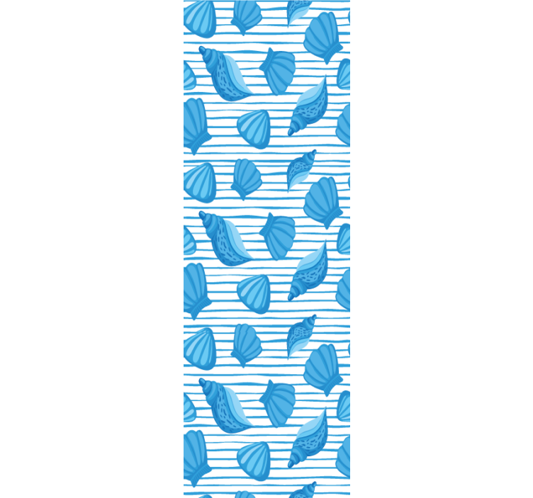 Papier peint nature modèles de coquillages - TenStickers