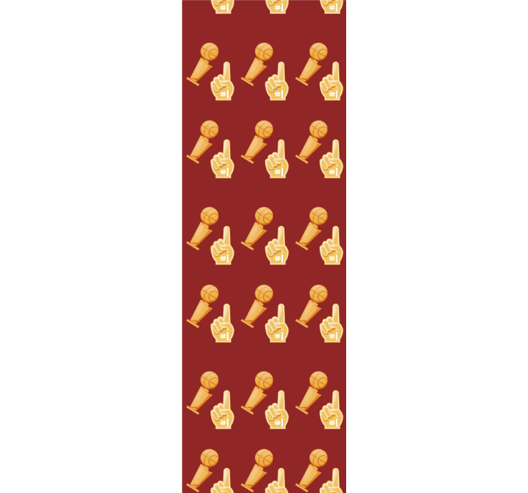 Papier peint art motif de geste sportif - TenStickers