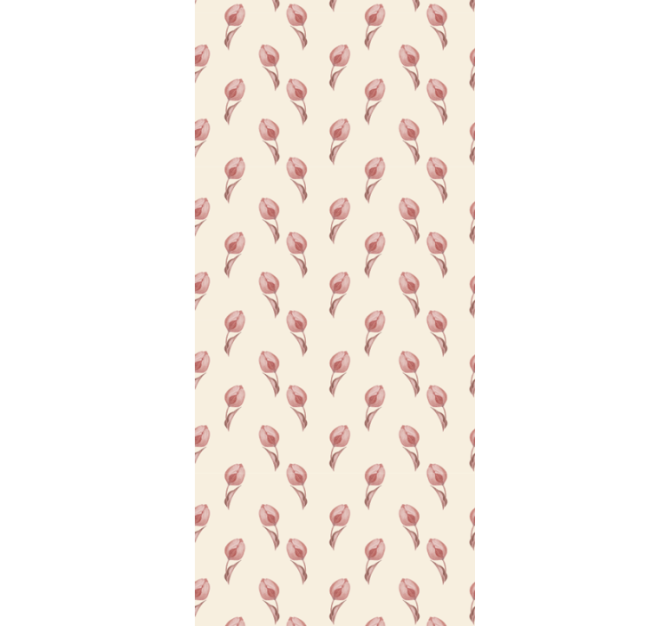 Papier peint floral motif floral continu - TenStickers
