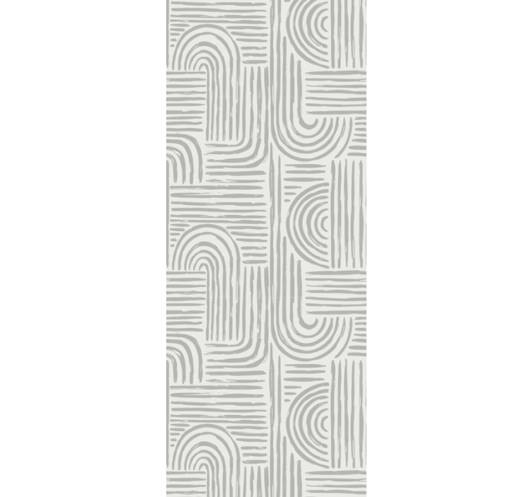 Papier peint design Nouveau  beige de style moderne - TenStickers
