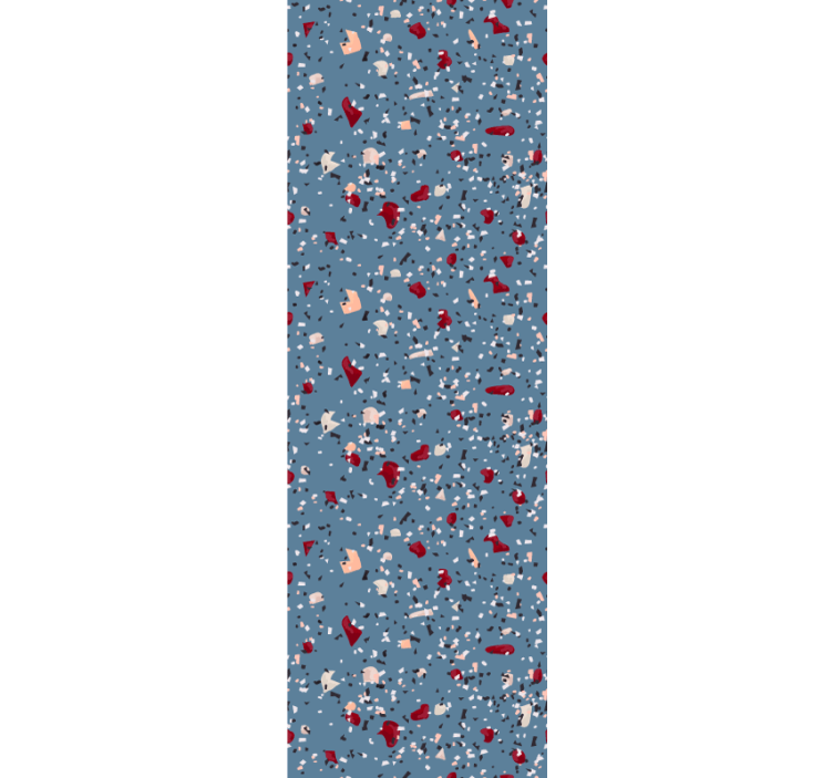 Papier peint autres textures imitation terrazzo bleu - TenStickers