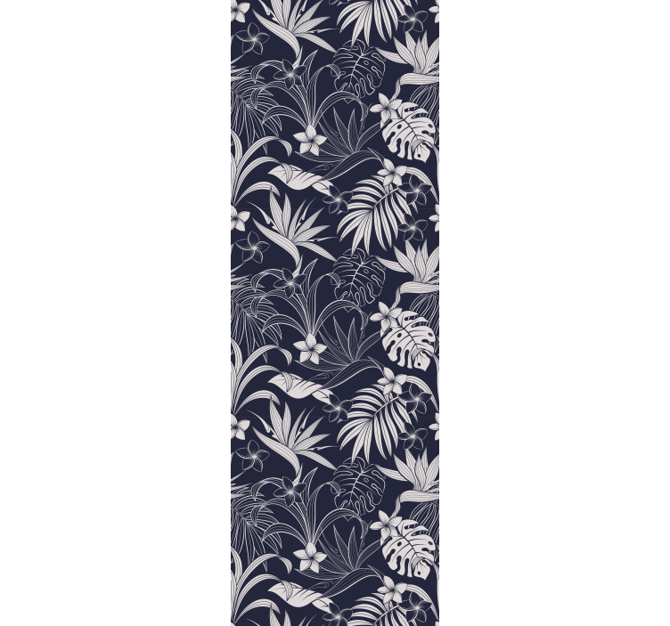 Papier peint floral Éveil floral tropical - TenStickers