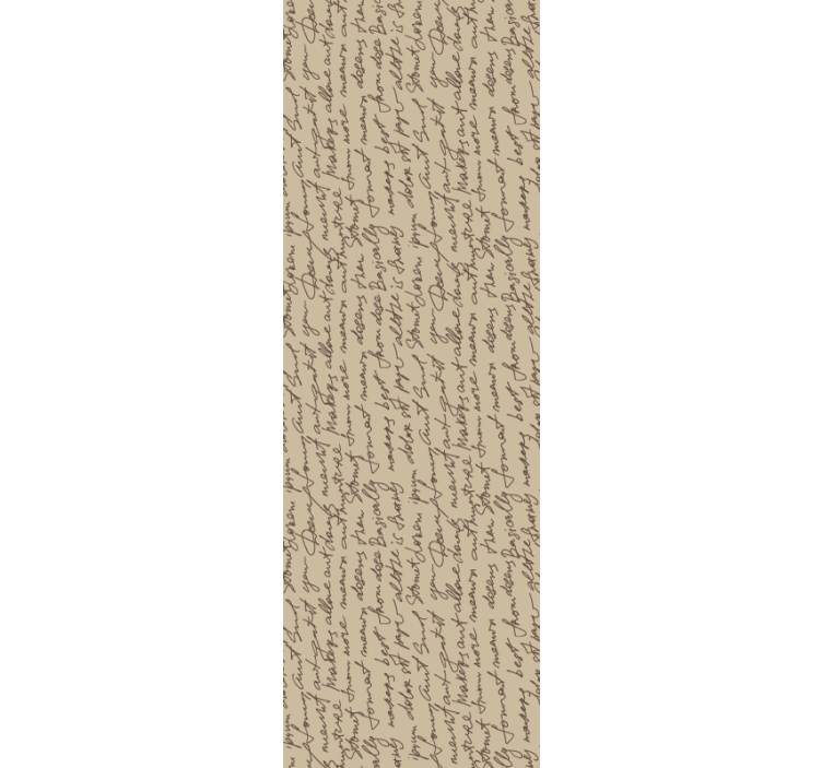 Papier peint texte écriture de scénario élégante - TenStickers