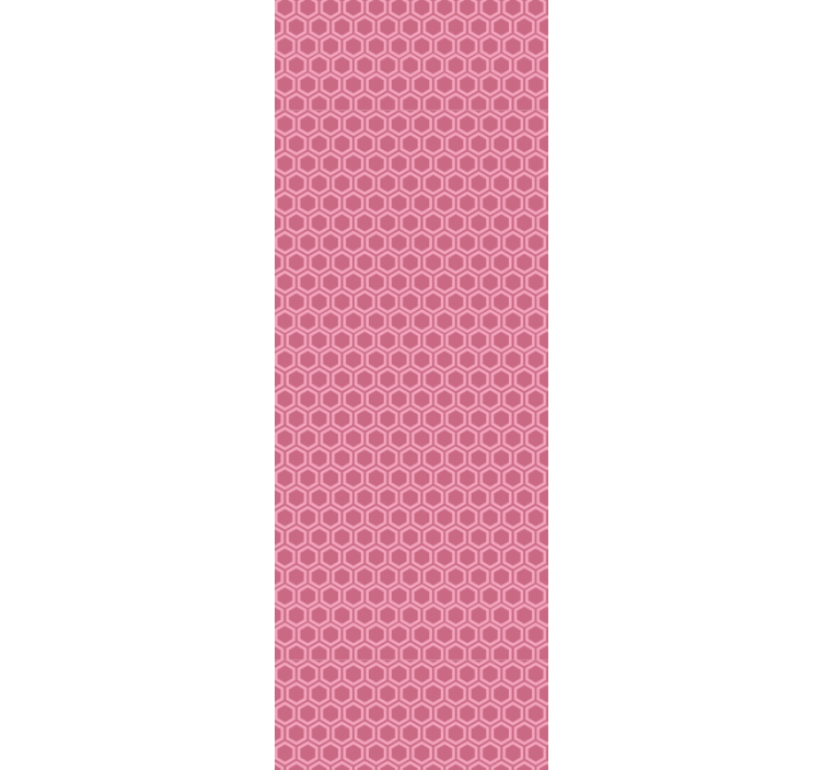 Papier peint cercles fond texturé en nid d'abeille - TenStickers