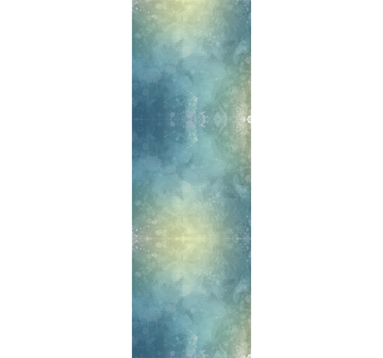 Papier peint design Croquis bleu au décor éclectique - TenStickers