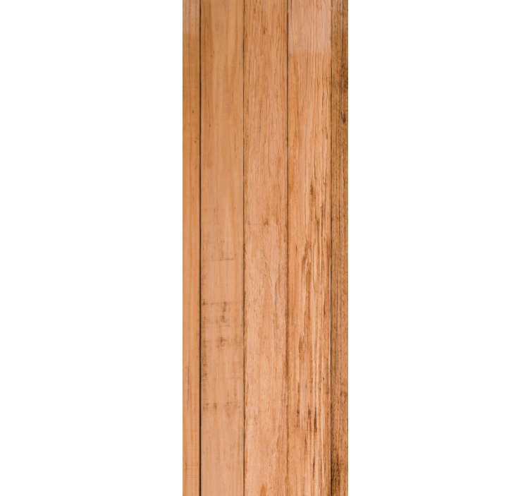 Papier peint bois Planches de bois usées marron chaud - TenStickers