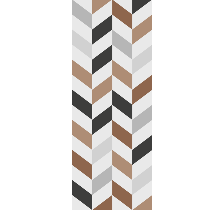 Papier peint chambre ado motif à chevrons abstrait - TenStickers