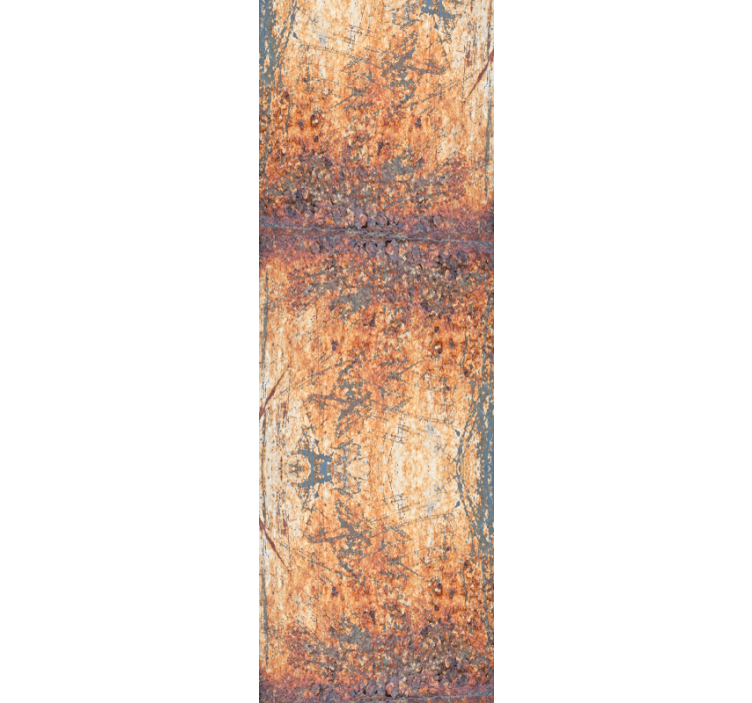 Papier peint imitation mur beton  béton marron et gris - TenStickers