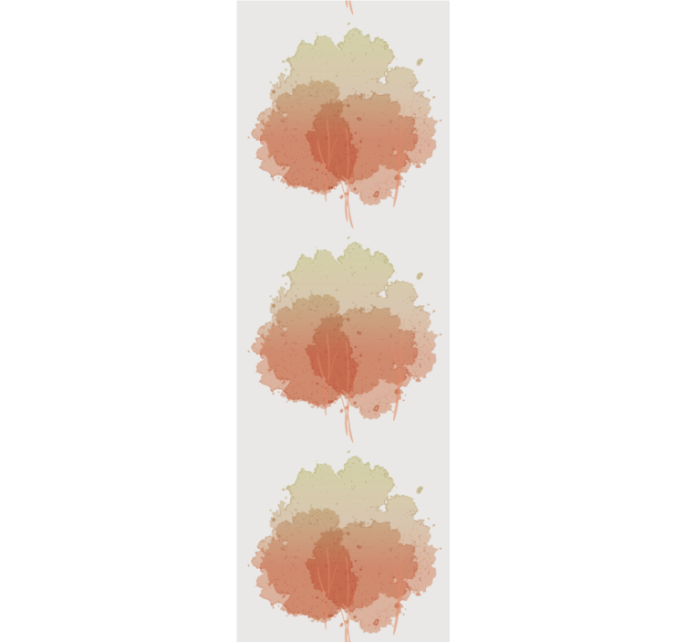 Papier peint arbres motif aquarelle doux - TenStickers