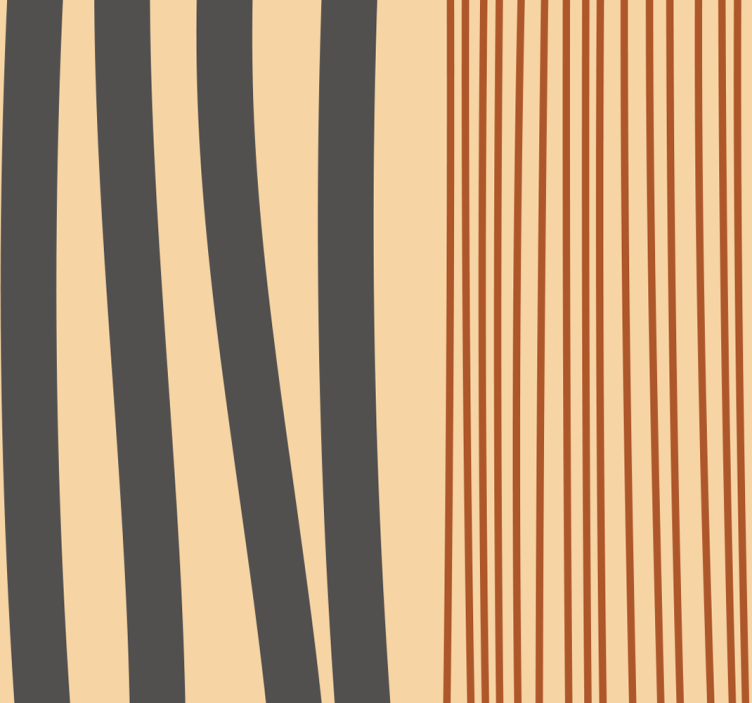 Papier peint salon motif à rayures bohèmes - TenStickers