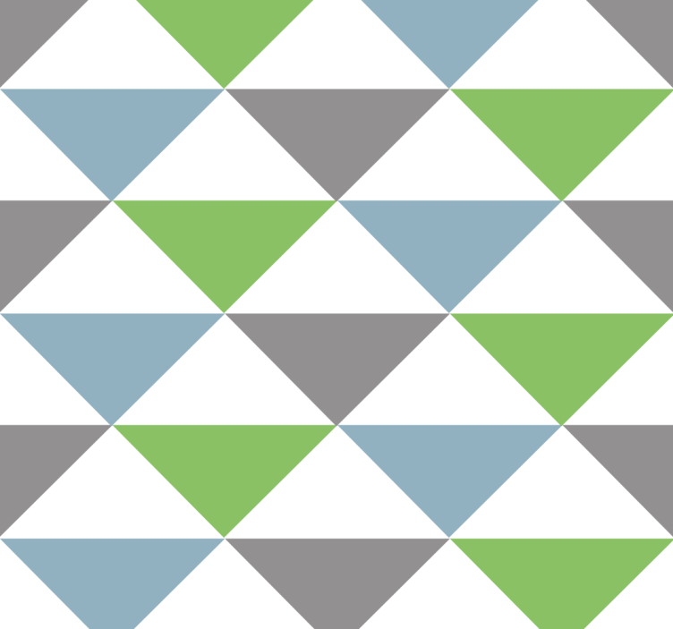 Papier peint bureau triangles colorés - TenStickers