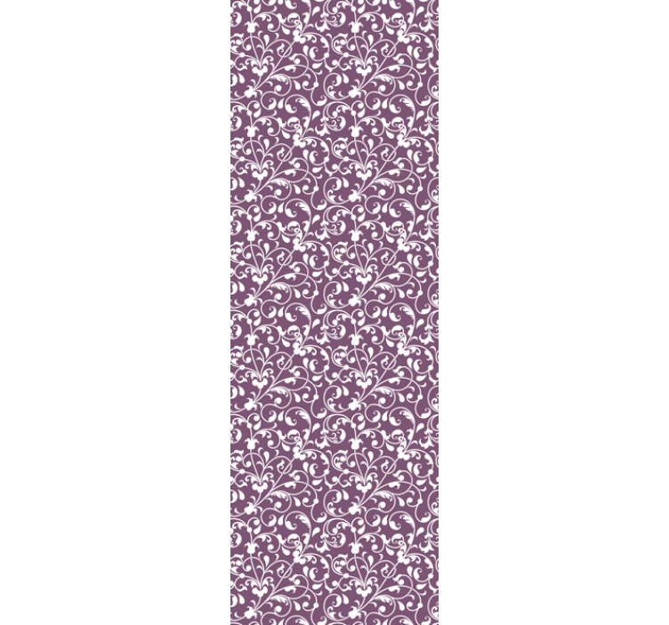 Papier peint fleuri motif d'élégance de la vigne - TenStickers