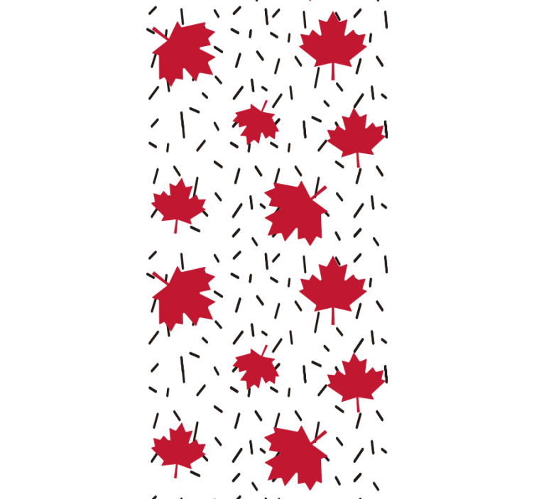Papier peint chambre ado  de feuilles canadiennes - TenStickers