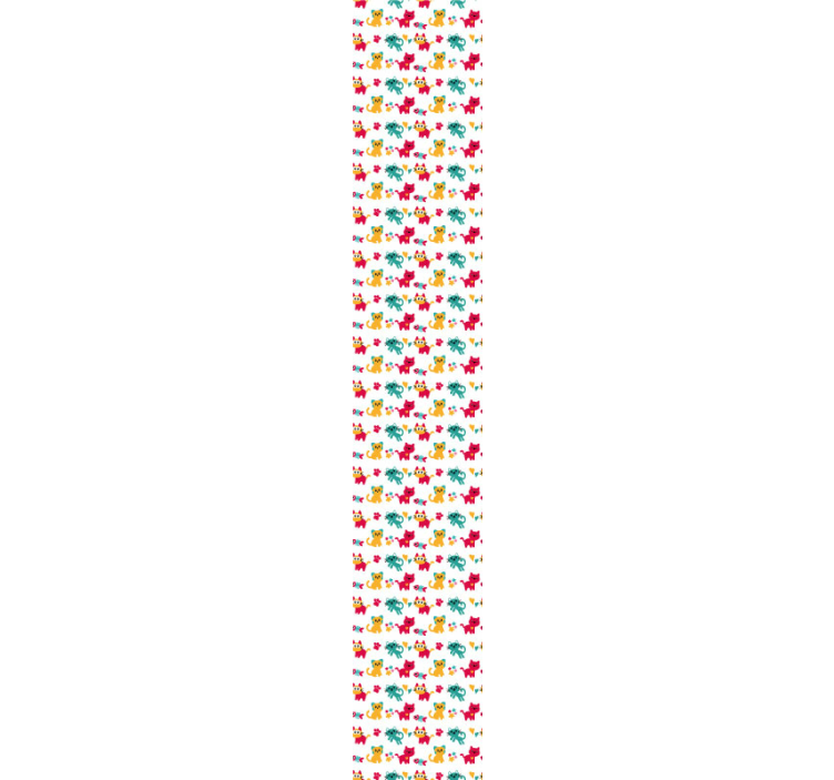Papier peint chats modèle original coloré - TenStickers