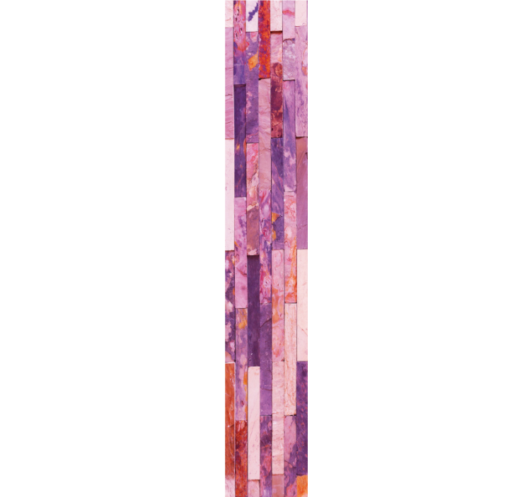 Papier peint brique Texture de brique rose - TenStickers