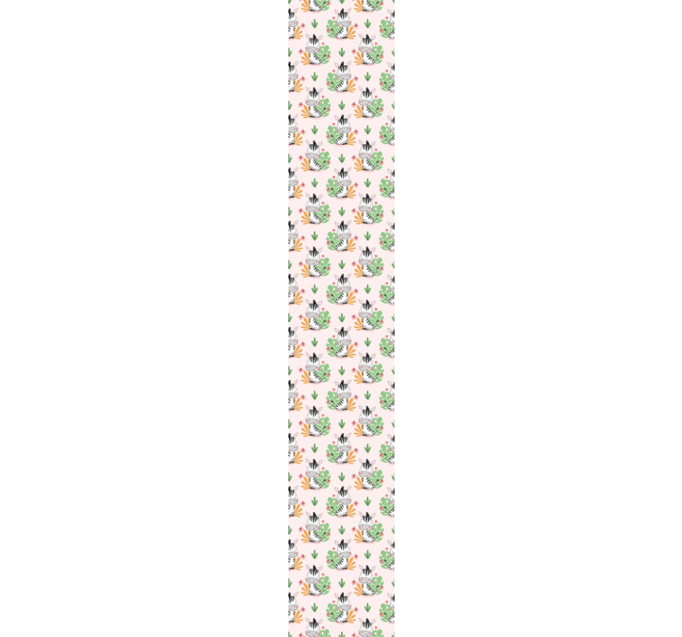 Papier peint chambre bébé motif zèbre - TenStickers