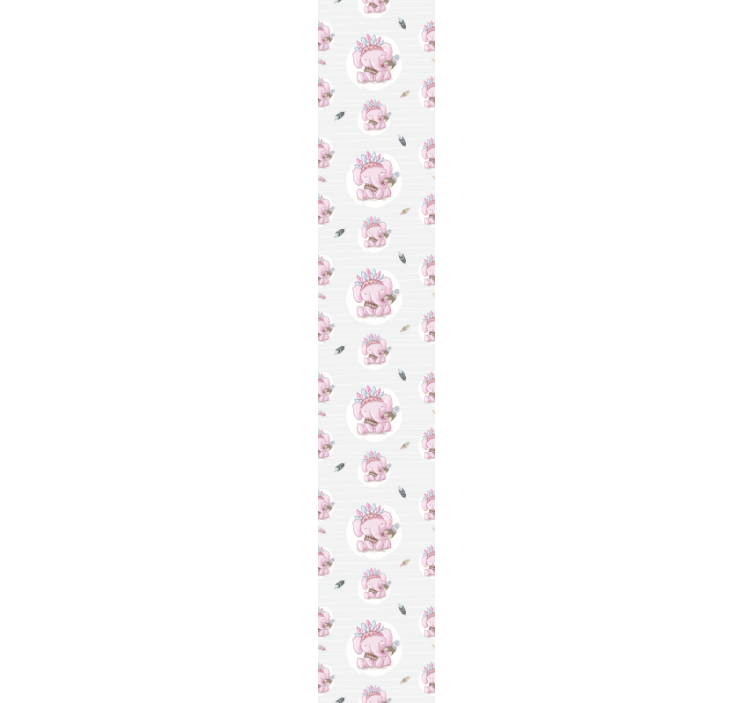 Papier peint éléphants bohèmes - TenStickers