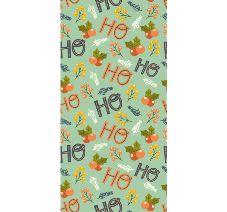 Papier peint Noël motifs festifs et saisonniers - TenStickers