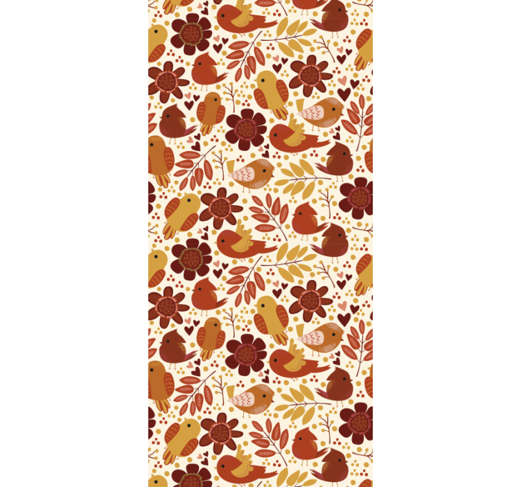 Papier peint animaux Oiseaux d'automne - TenStickers