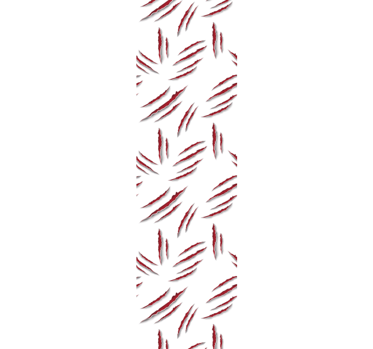 Papier peint abstrait marques de griffes abstraites - TenStickers