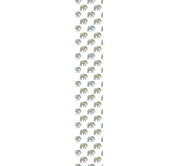 Papier peint éléphants parade d'éléphants - TenStickers