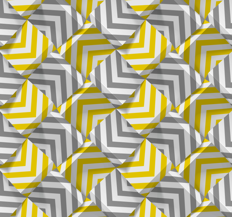 Papier peint formes géométriques motif chevrons - TenStickers