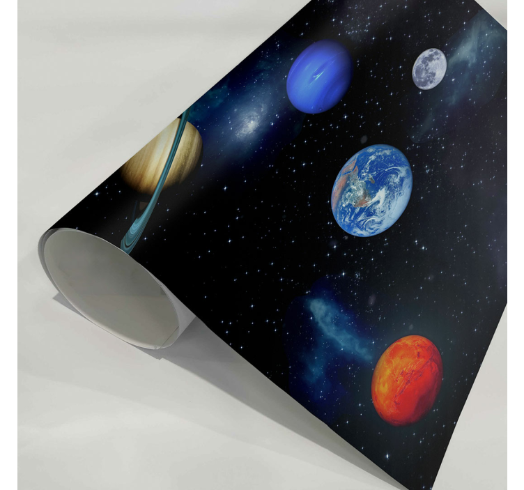 Papier peint étoiles cosmos espace planètes - TenStickers