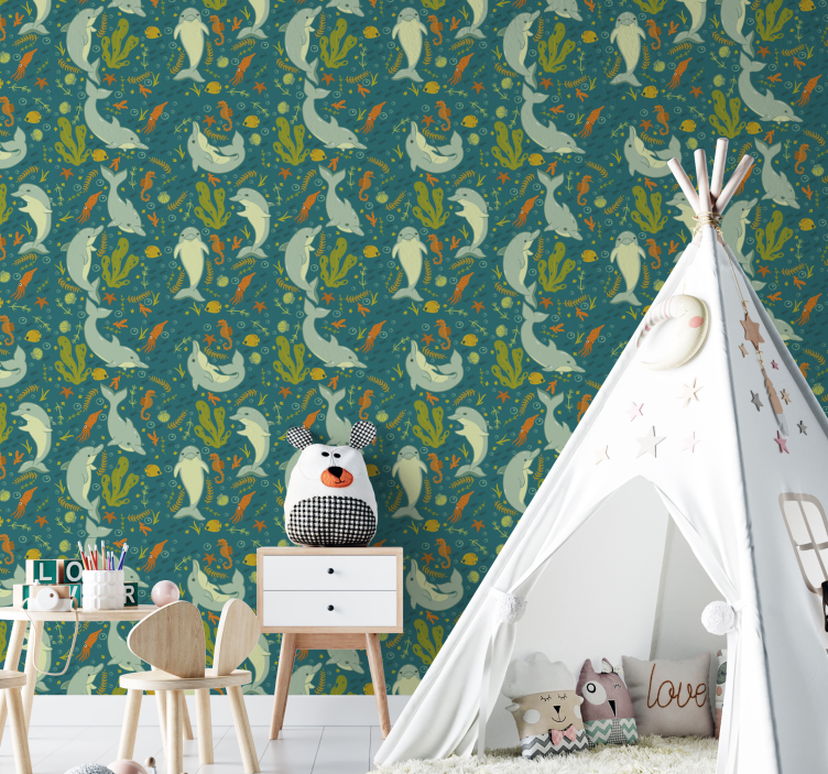 Papier peint animaux faune sous-marine - TenStickers