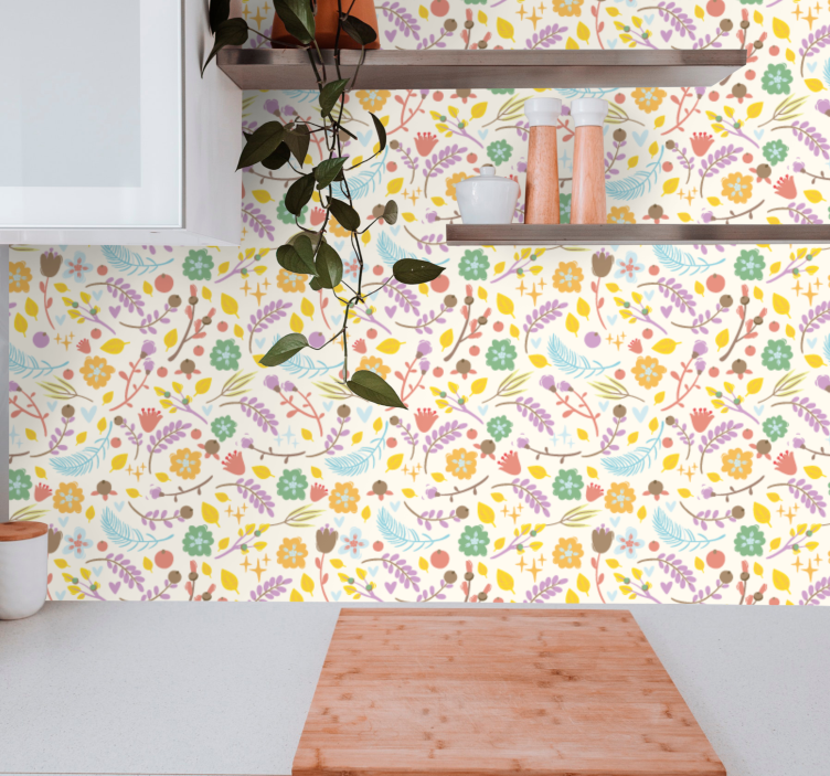 Papier peint feuillage jardin botanique - TenStickers