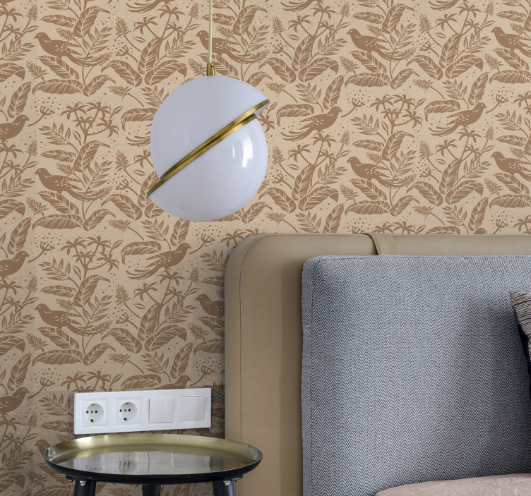 Papier peint fleuri enchantement botanique - TenStickers