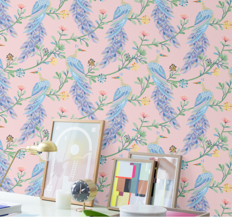 Papier peint oiseaux créatures à plumes élégantes - TenStickers