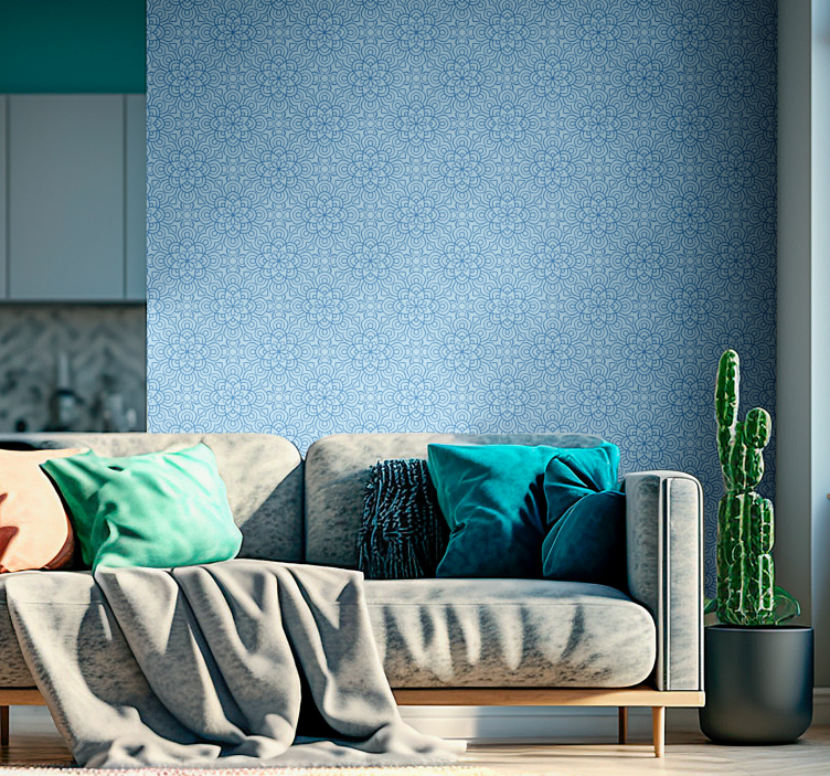 Papier peint ornemental motifs ornementaux - TenStickers