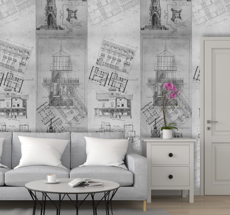 Papier peint pays joyaux architecturaux - TenStickers