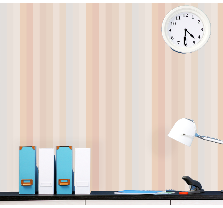 Papier peint rayures motif à bandes verticales - TenStickers