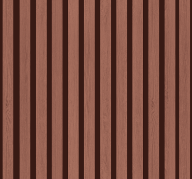 Papier peint ligne verticale lamelles mocha mousse - TenStickers