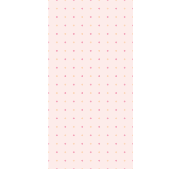 Papier peint cercles motif à pois délicat - TenStickers