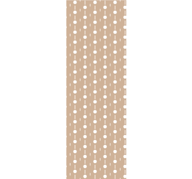Papier peint cercles points blancs circulaires - TenStickers