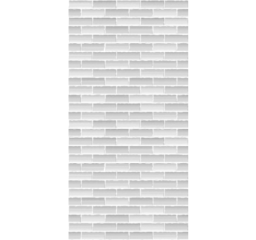 Papier peint briques motif réaliste gris - TenStickers
