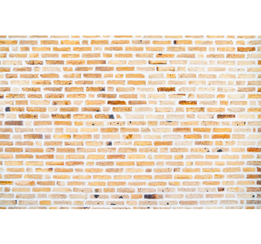 Papier peint briques motif horizontal clair - TenStickers