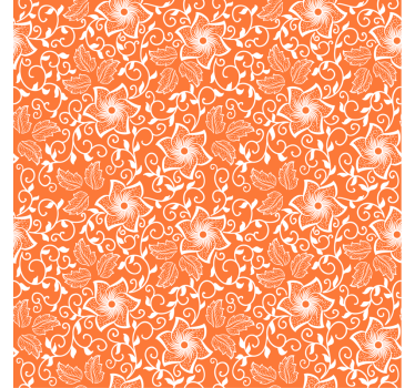 Papier peint chambre motif floral superposé - TenStickers