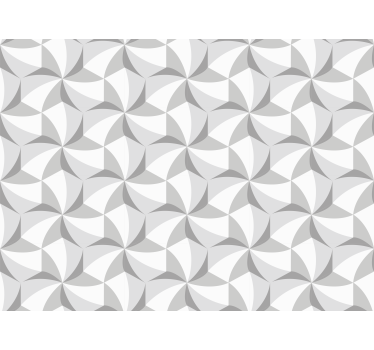 Papier peint couloir motif tourbillon abstrait - TenStickers