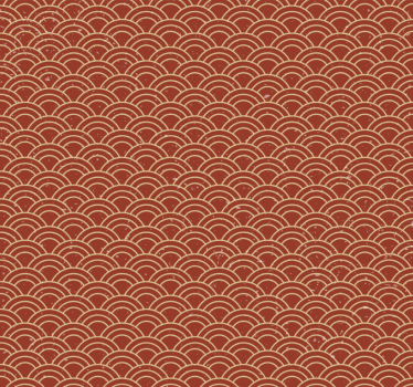 Papier peint couloir vague japonaise vintage - TenStickers