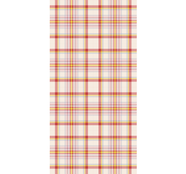 Papier peint couloir à motifs tartan écossais - TenStickers