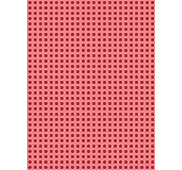 Papier peint couloir motif géométrique à pois simple - TenStickers