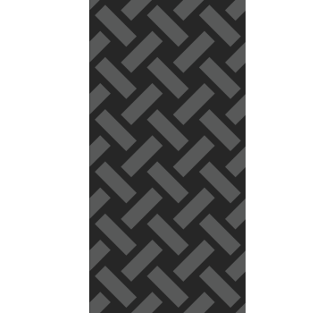 Papier peint couloir motif géométrique noir carré - TenStickers