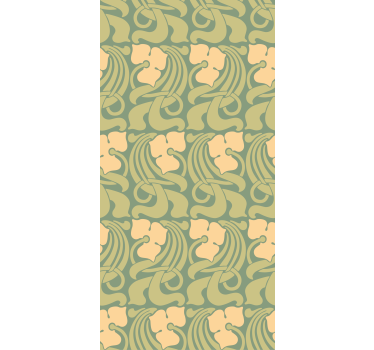 Papier peint couloir motif style moderne - TenStickers